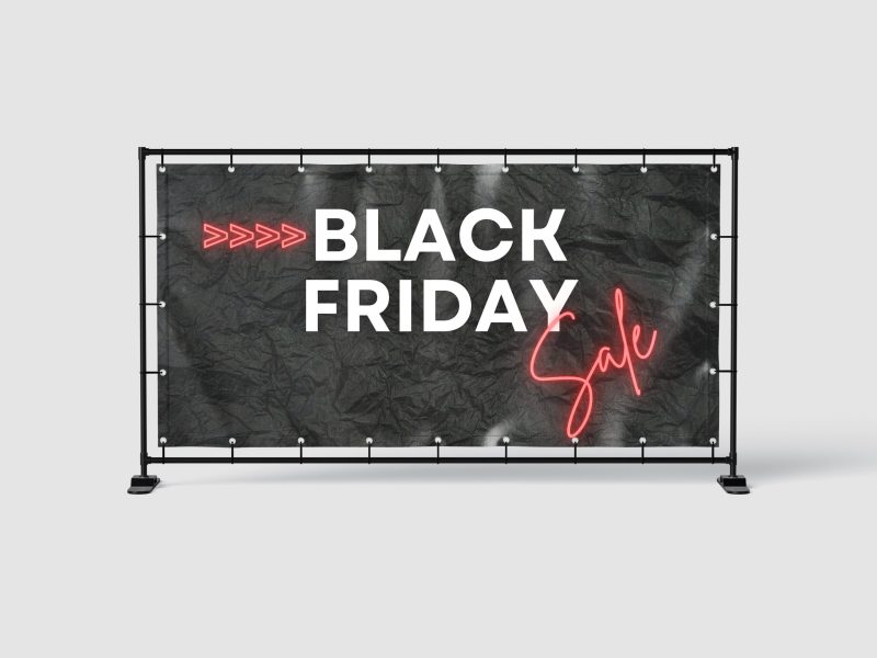 BANER REKLAMOWY - BLACK FRIDAY - 200X100 CM SUPER JAKOŚC!