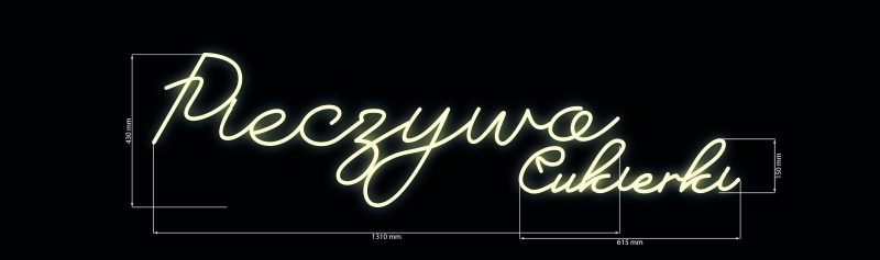 "Pieczywo Cukierki" - Ekskluzywny Neon LED